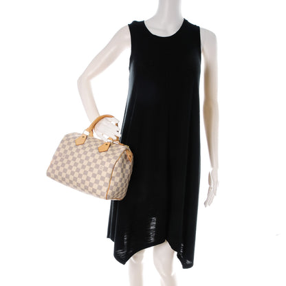 Louis Vuitton Damier Azur Speedy 25 2 of 10