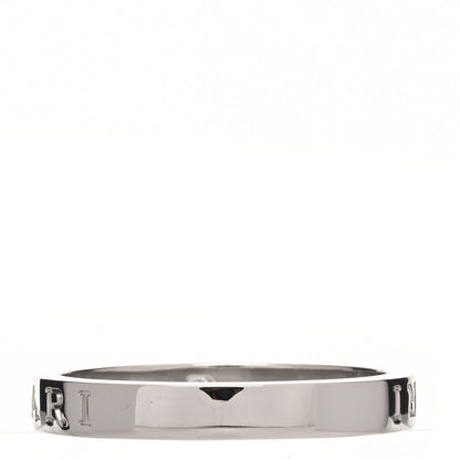 Bulgari 18K White Gold Diamond B.Zero1 Essential Band Ring 72 13.75 71/13.25 2 of 3
