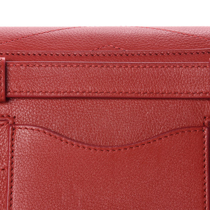 Chanel Calfskin Chevron Stitched Coco Waist Bag Red 12 of 13