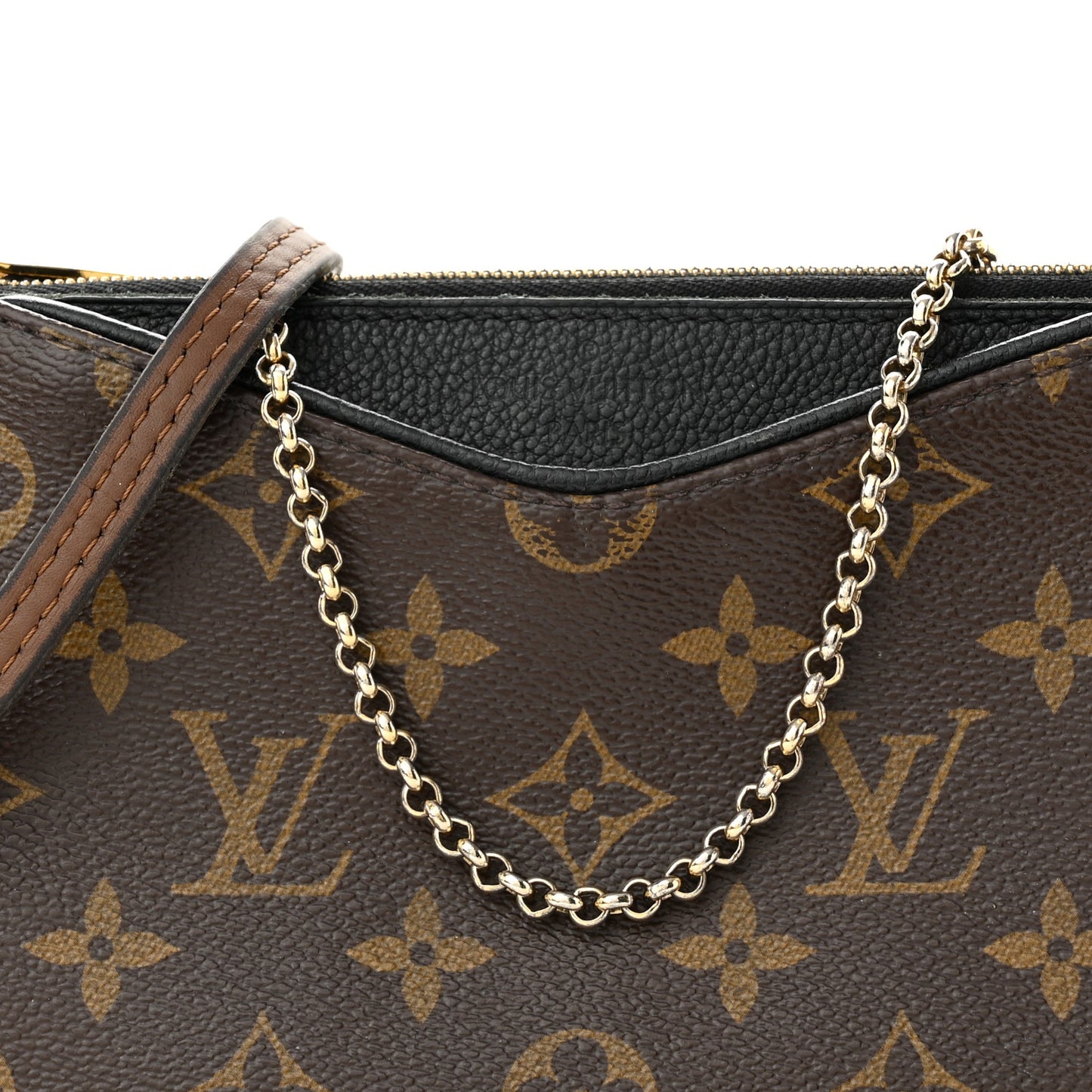 Monogram Pallas Clutch Black