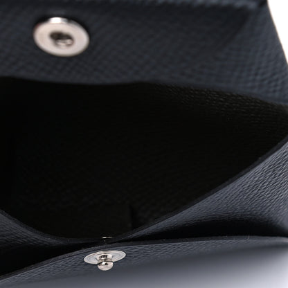 Hermes Epsom Verso Bastia Coin Purse Black Vert De Gris 4 of 4