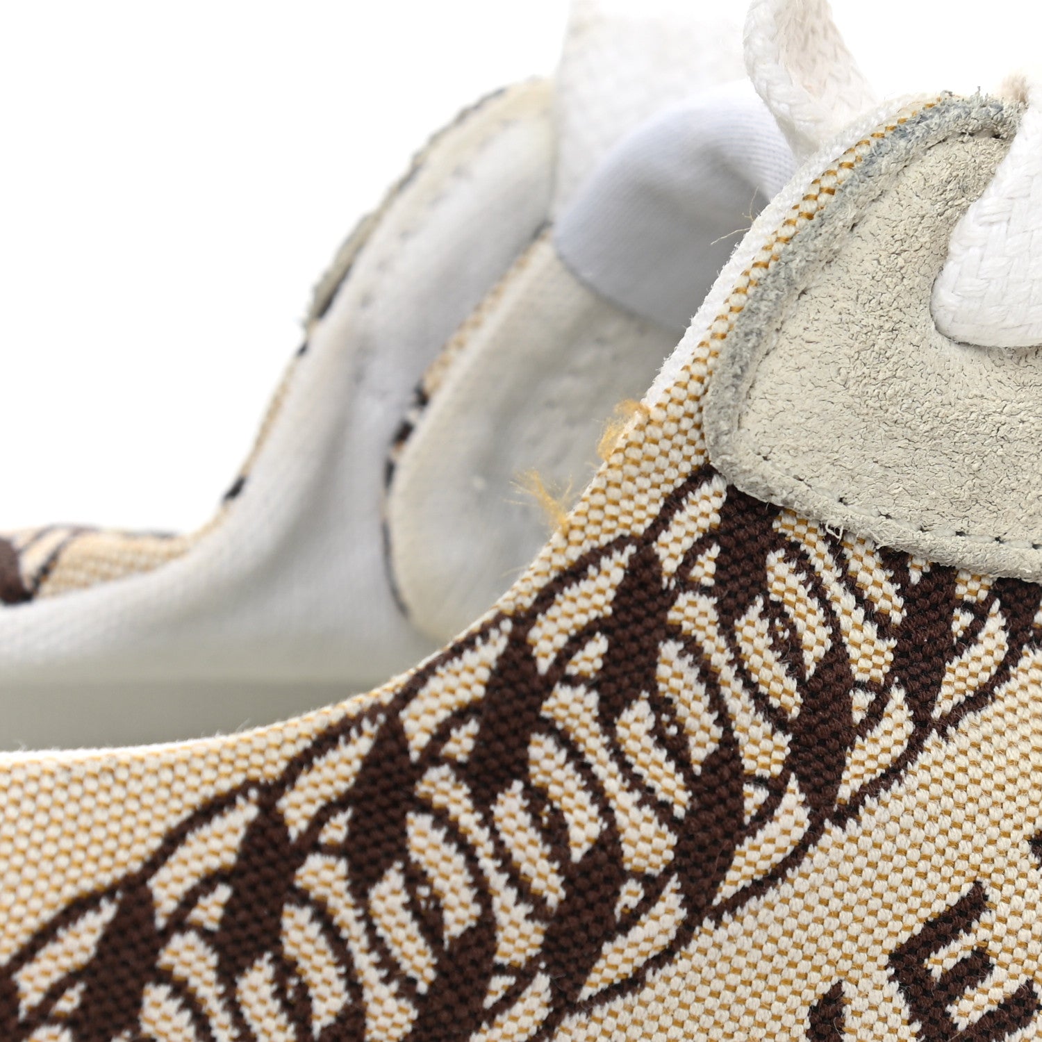 Givenchy Canvas Chain Logo Printed Womens Tennis Sneakers 38 Beige Brown 10 of 12