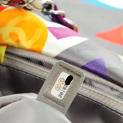 Chanel Nylon Printed Medium Coco Color Flap Multicolor 8 of 8