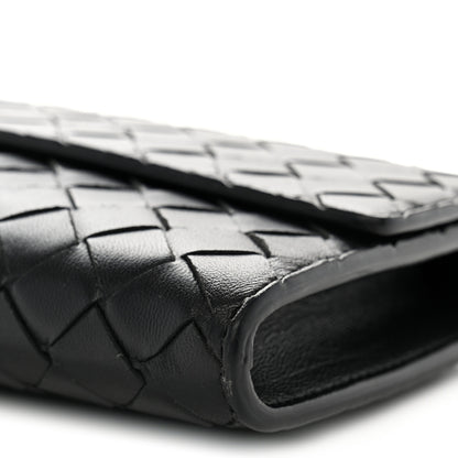 Bottega Veneta Nappa Intrecciato Long Andiamo Top Handle Clutch Black 10 of 12