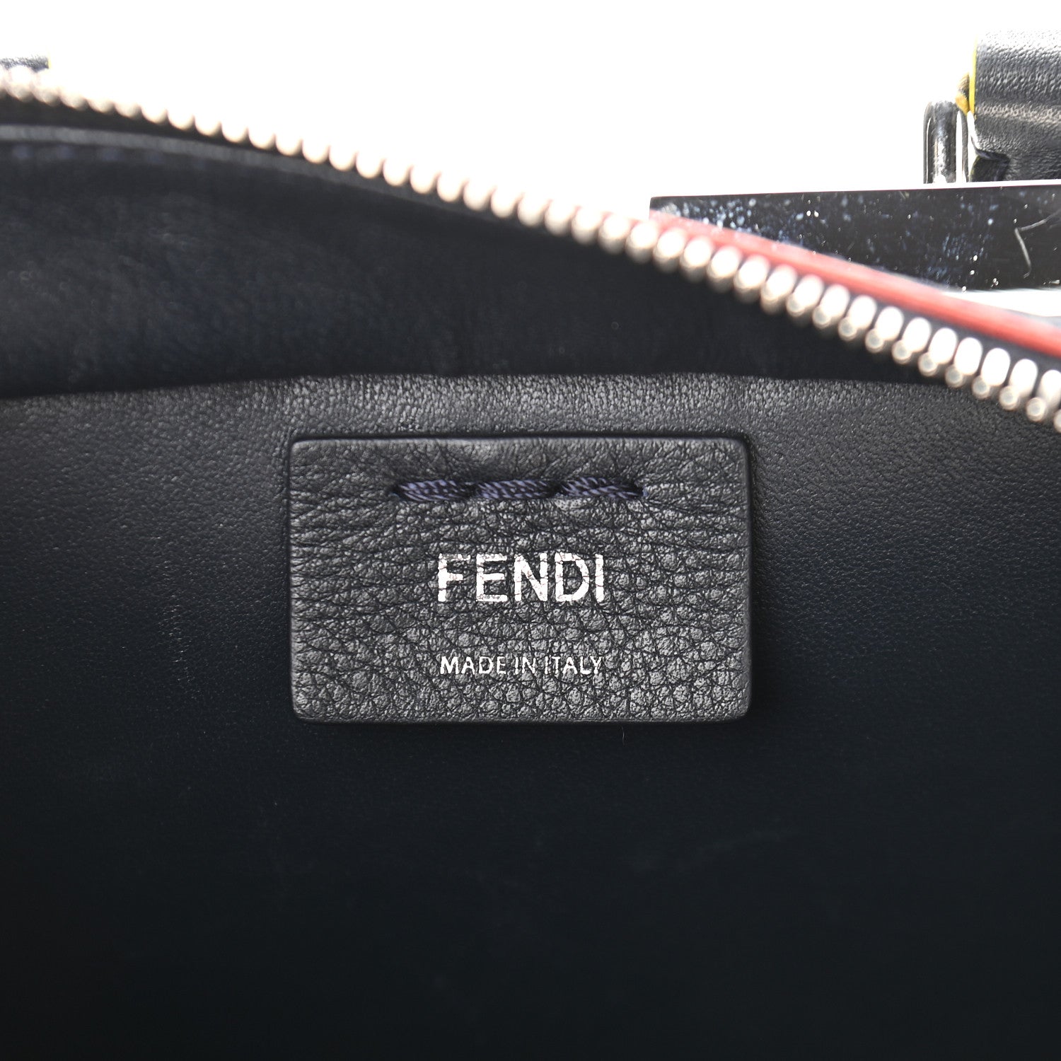 Fendi Vitello Dolce Mini 3jours Tote Blue Notte 5 of 8