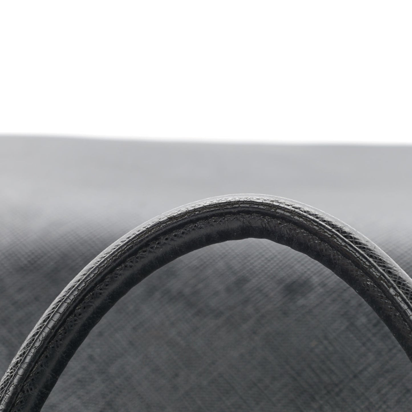 Saffiano Large Galleria Double Zip Tote Black