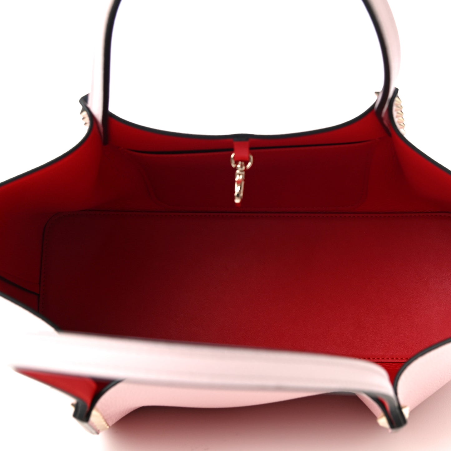 Calfskin Spiked Small Cabarock Shopper Tote Poupee