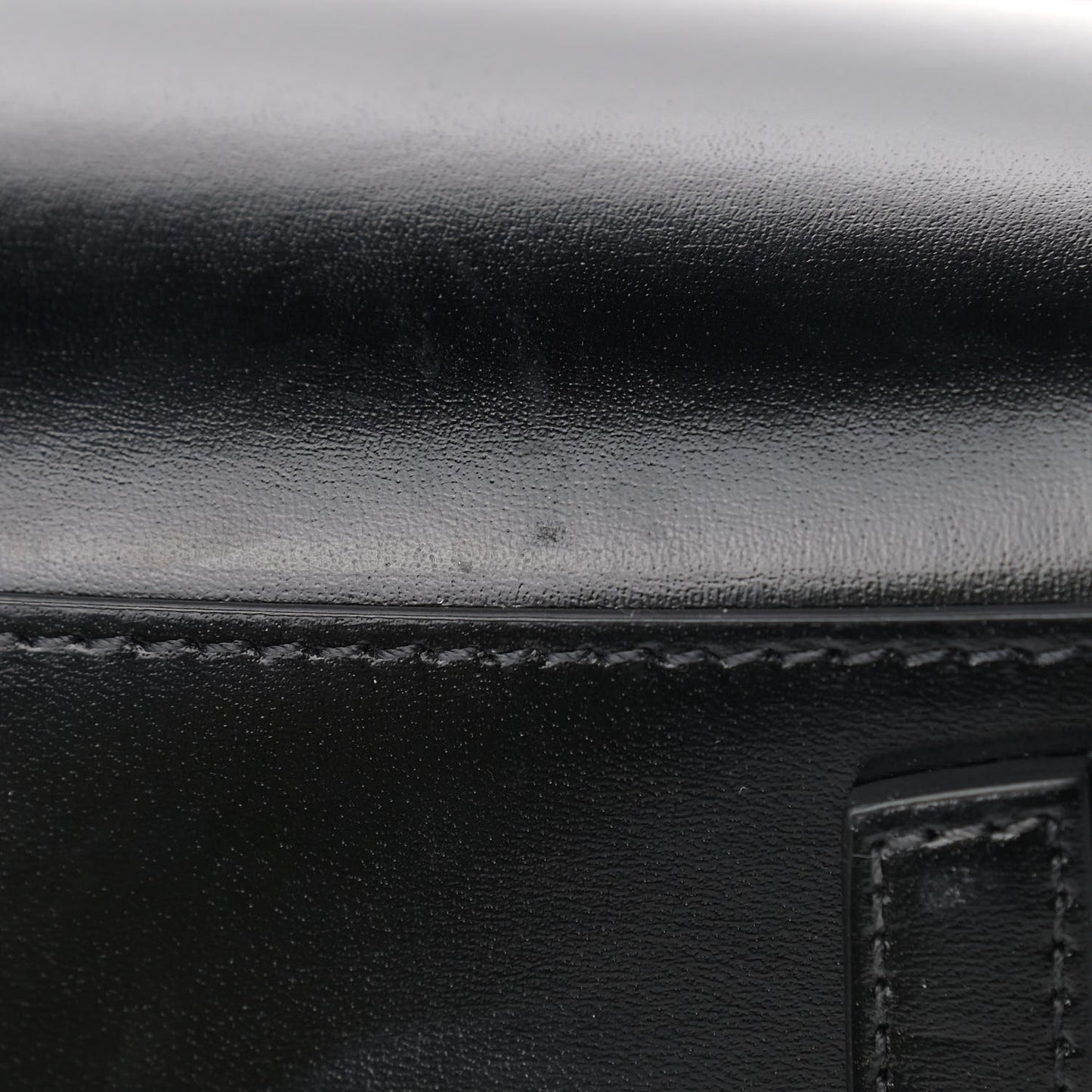 Shiny Lord Calfskin Mini Antigona Black