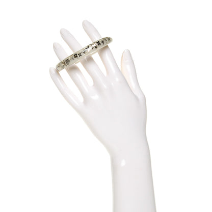 Louis Vuitton Resin Swarovski Pearl Medium Inclusion Bracelet PM Silver 3 of 3