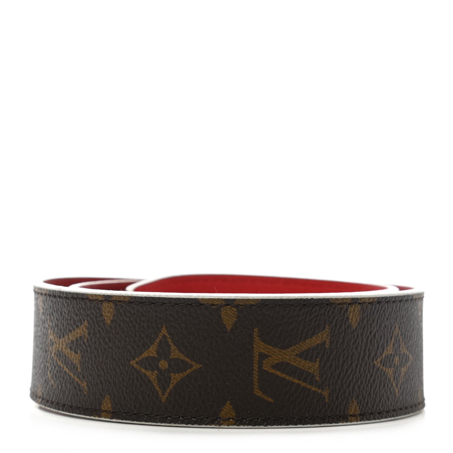 Monogram Bandouliere Shoulder Strap Red