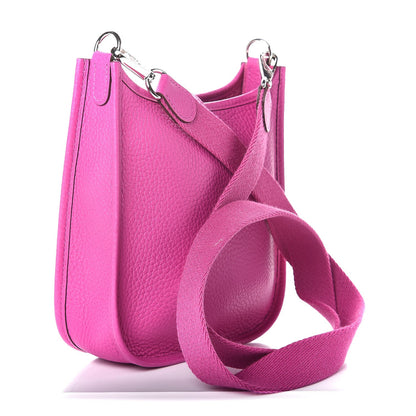 Hermes Taurillon Clemence Evelyne TPM Magnolia 3 of 7