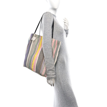 The Row Mesh Saddle Calfskin Barn Tote Bag Multicolor 2 of 10
