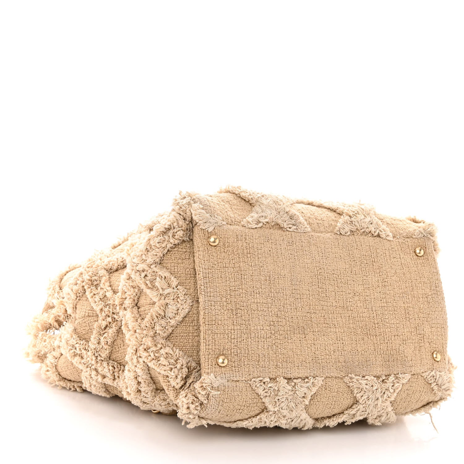 Chanel Tweed Nature Tote Beige 4 of 9