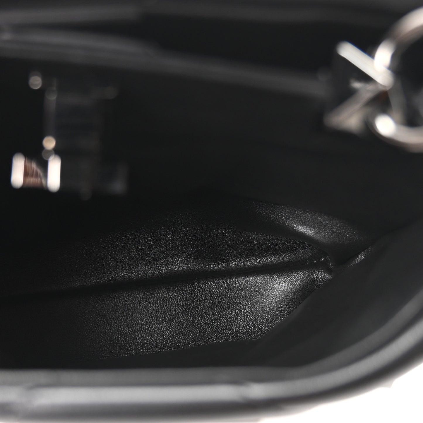 Nappa Monochrome Small Roman Stud The Handle Bag Black