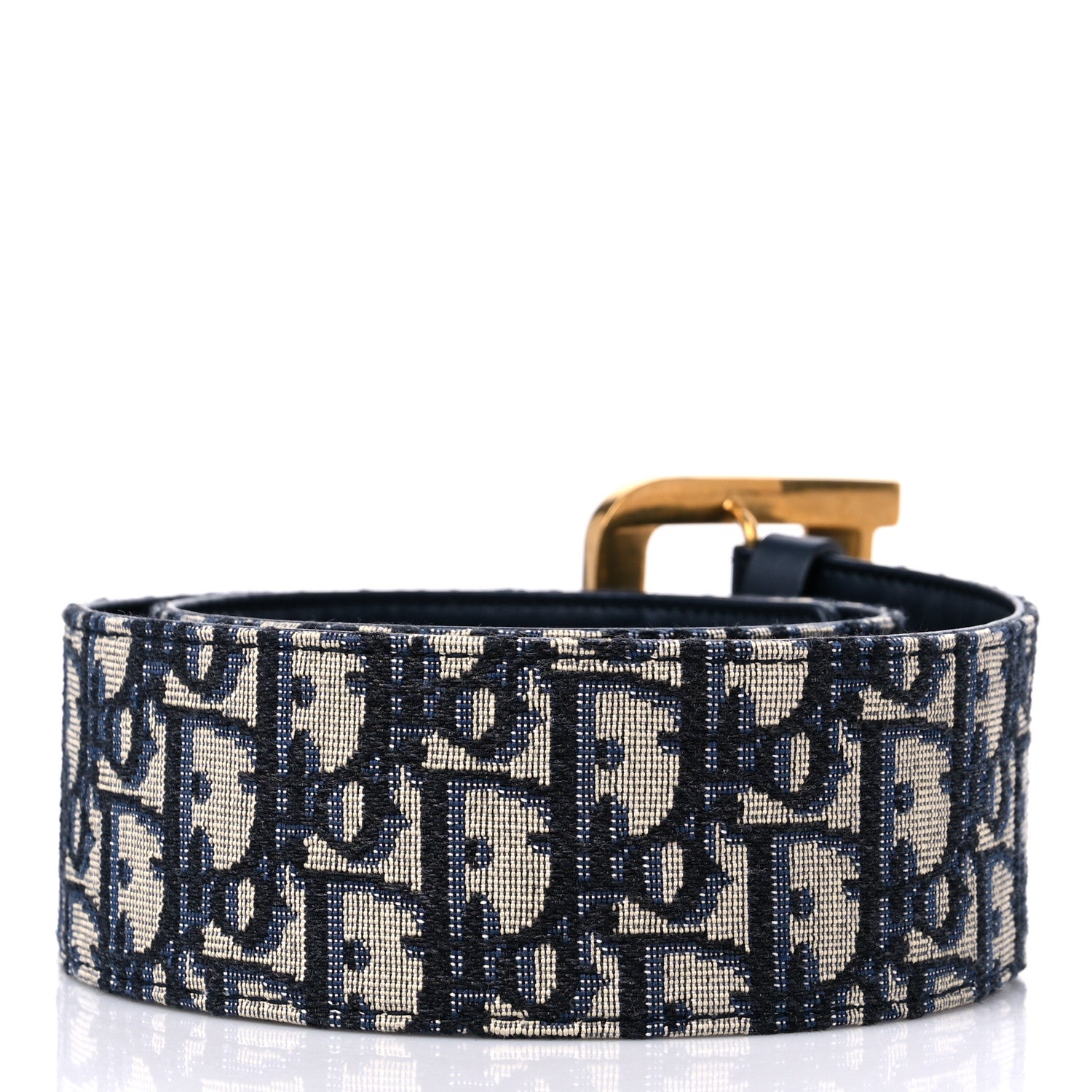 Christian Dior Oblique Diorquake Belt 75 Blue Multi 2 of 5