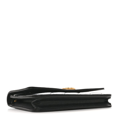 Chanel Lambskin Quilted Boy Wallet On Chain WOC Black 4 of 15