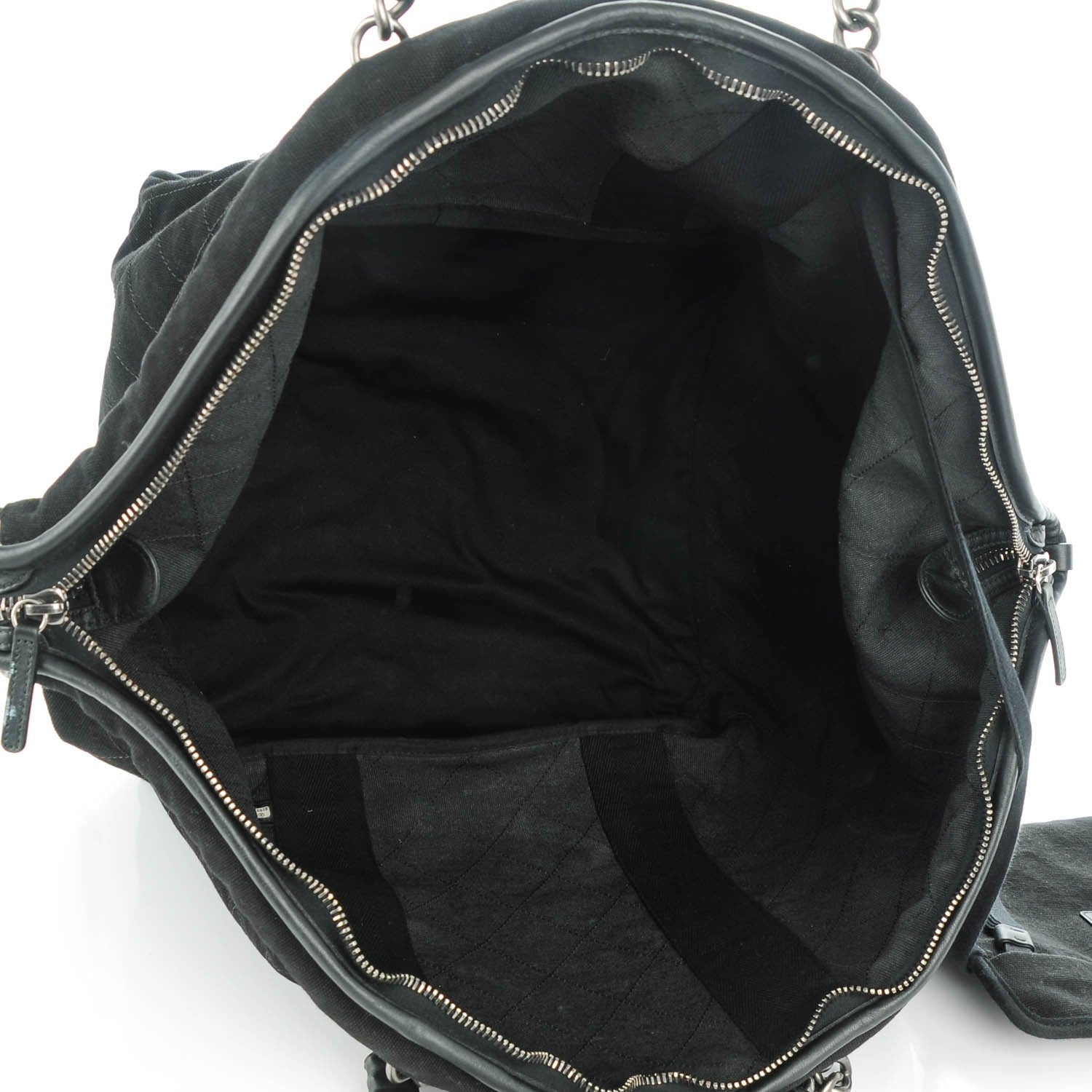 Chanel Canvas Street Style Travel Bag 5 of 8