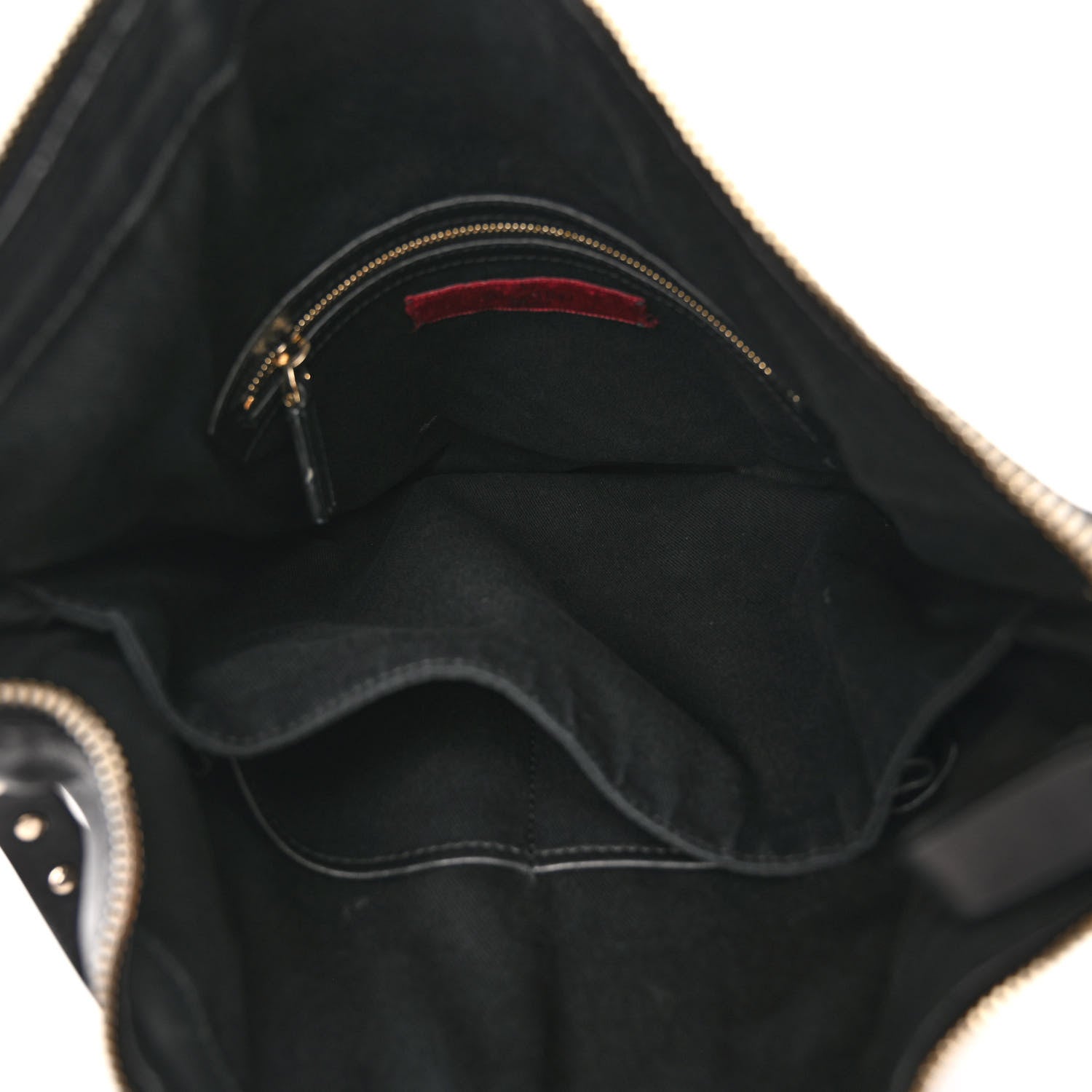 Valentino Garavani Vitello Small Rockstud Hobo Black 5 of 10