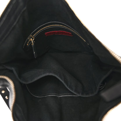 Valentino Garavani Vitello Small Rockstud Hobo Black 5 of 10