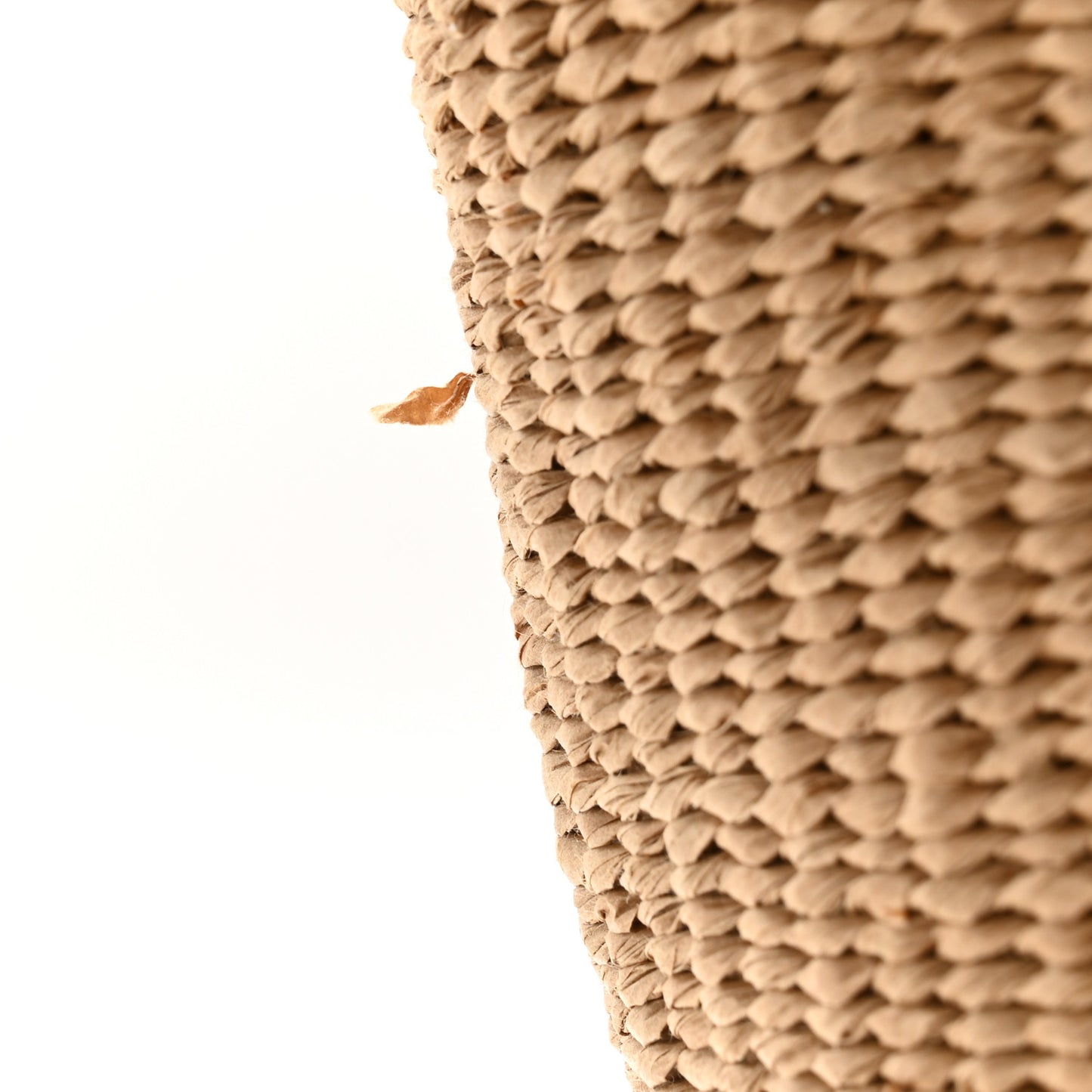 X MIFUKO Raffia Large Woody Basket Bag Black
