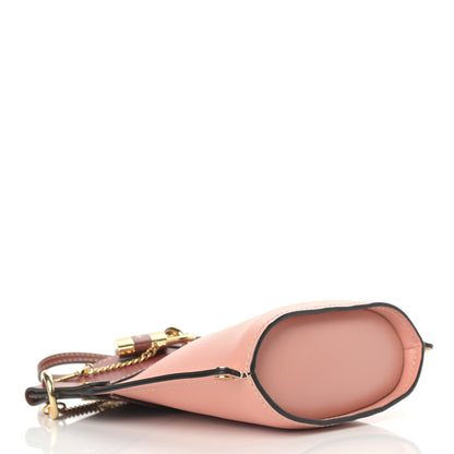 Chloe Shiny Calfskin Goatskin Mini Aby Bi-Color Bucket Fallow Pink 4 of 9