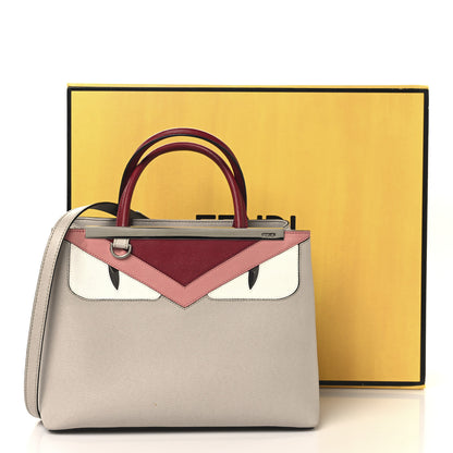 Fendi Vitello Elite Monster Petite 2Jours Tote Polvere Ribes Multicolor 15 of 15