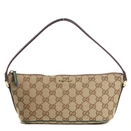 Gucci Monogram Boat Pochette Green 1 of 7