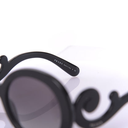 Prada Baroque Sunglasses SPR 27N Black 6 of 6