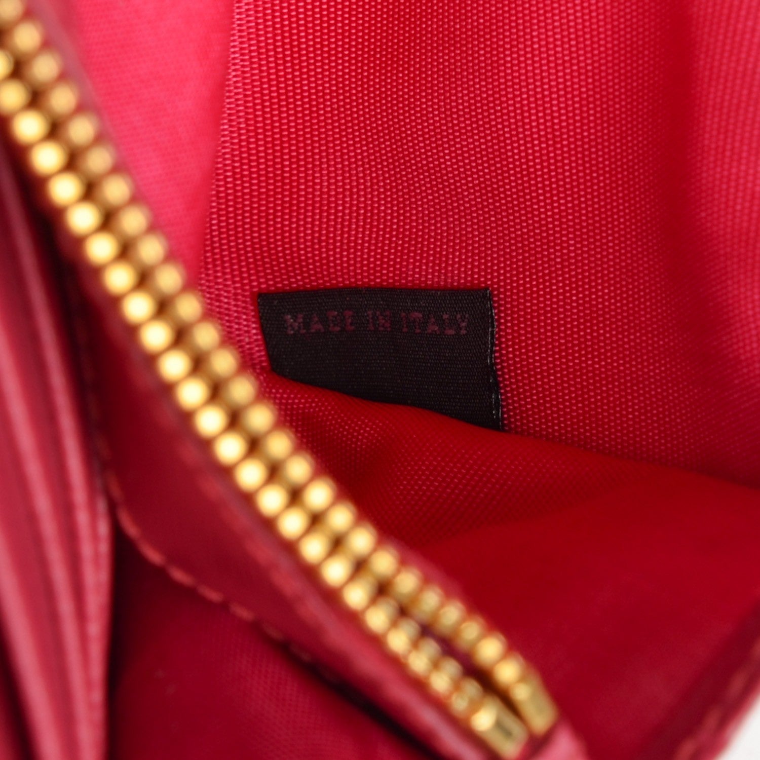 Prada Saffiano Love Chain Wallet Peonia 8 of 9