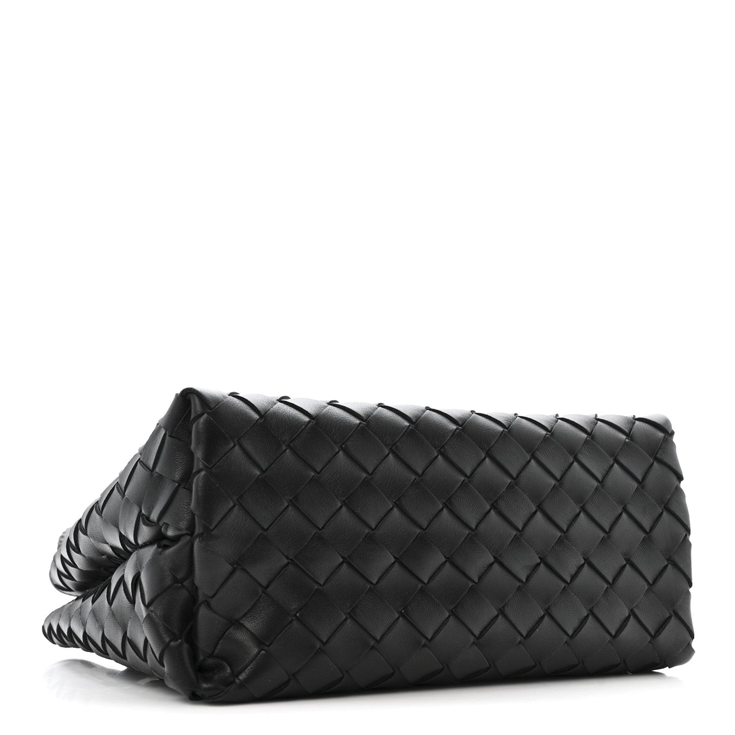 Nappa Intrecciato Small Andiamo Shoulder Bag Black
