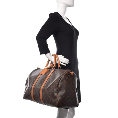 Louis Vuitton Monogram Keepall 50 2 of 22