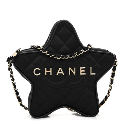 Chanel Satin Walk Of Fame Bag Black 1 of 10