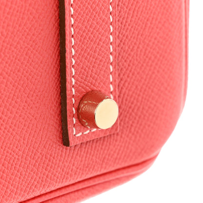 Hermes Epsom Candy Birkin 35 Rose Jaipur Gold 14 of 14