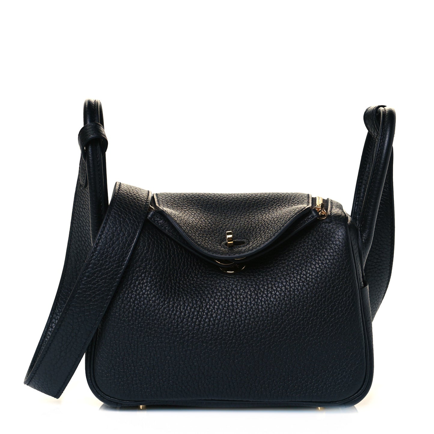 Taurillon Clemence Mini Lindy 20 Black
