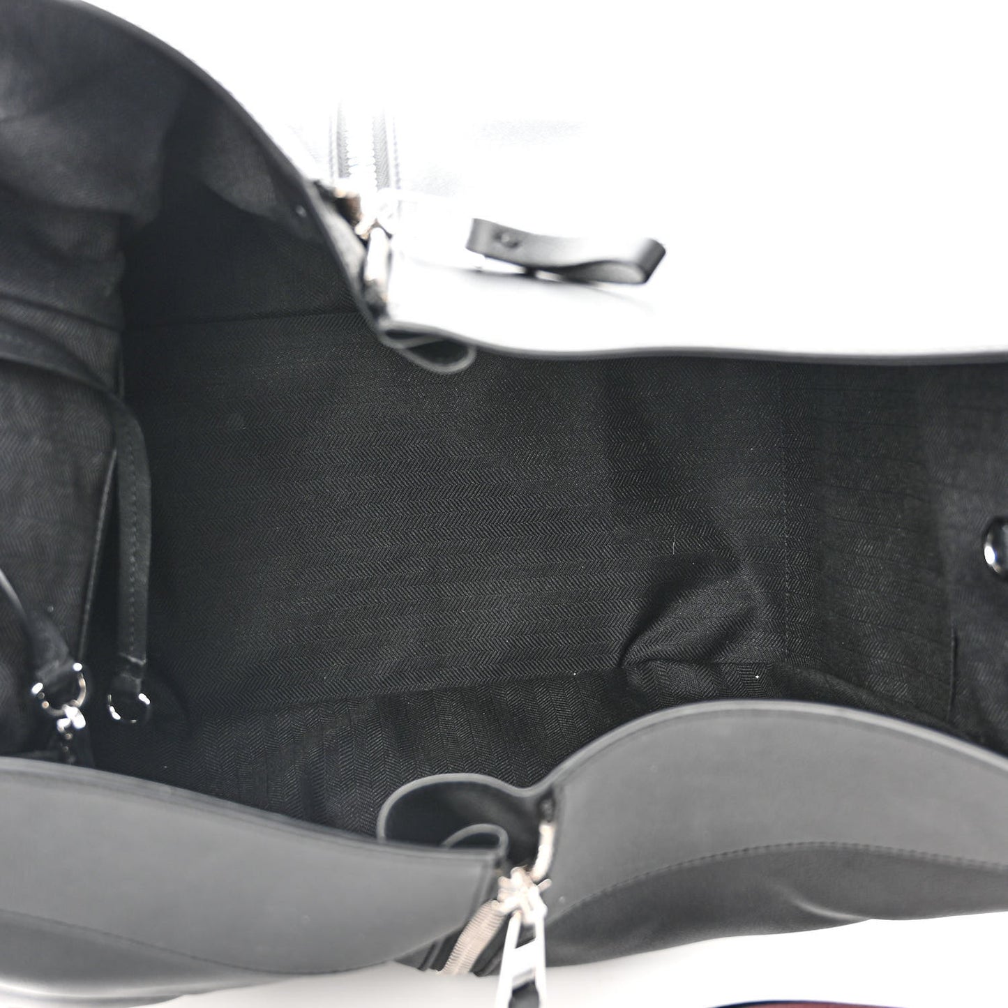 Calfskin Circle Medium Hammock Shoulder Bag Black Red