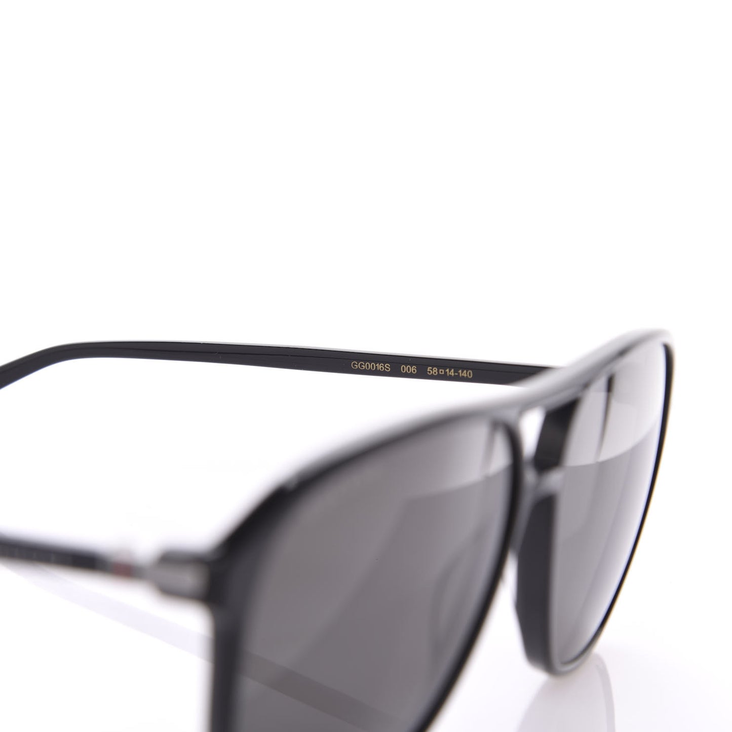 Polarized Aviator Web GG Sunglasses GG0016S Black