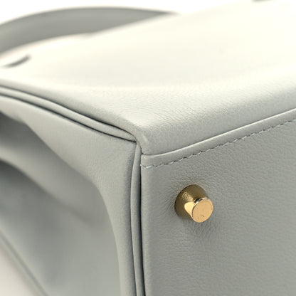 Hermes Evercolor Kelly Retourne 28 Bleu Glacier 11 of 13