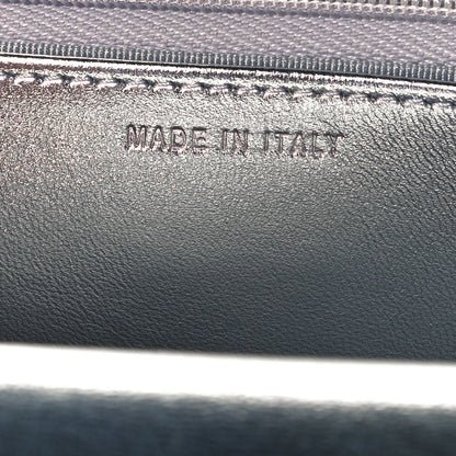 Chanel Hammered Metallic Calfskin Quilted Wallet On Chain WOC Silver 7 of 10