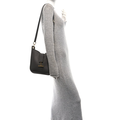 Tom Ford Grain Calfskin Small Tara Crossbody Graphite 2 of 10