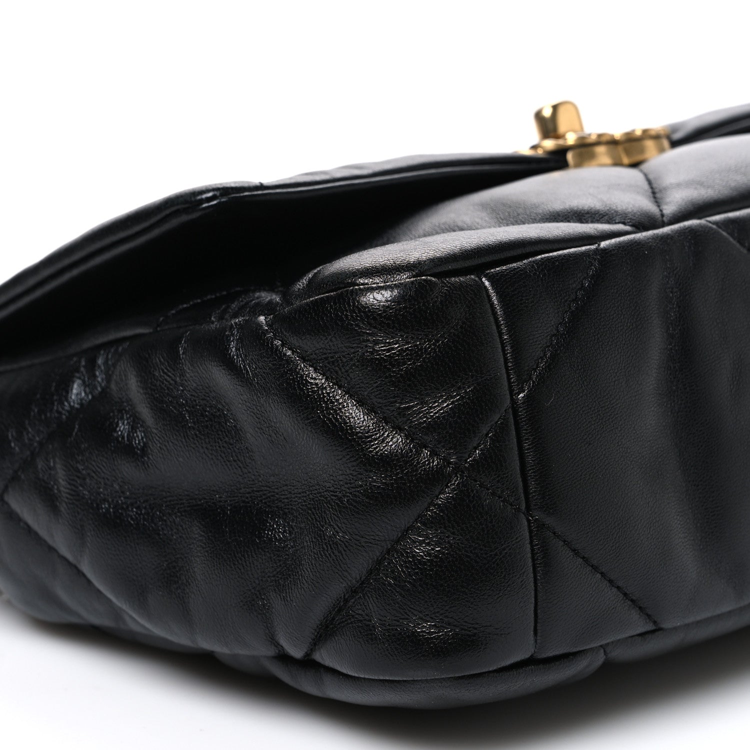 Chanel Lambskin Quilted Medium Chanel 19 Flap Black 9 of 10