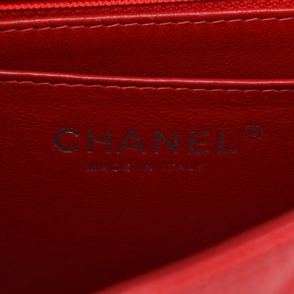 Chanel Caviar Quilted Mini Rectangular Flap Red 6 of 11