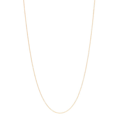Tiffany 18K Rose Gold Small Chain Necklace 18" 1 of 4