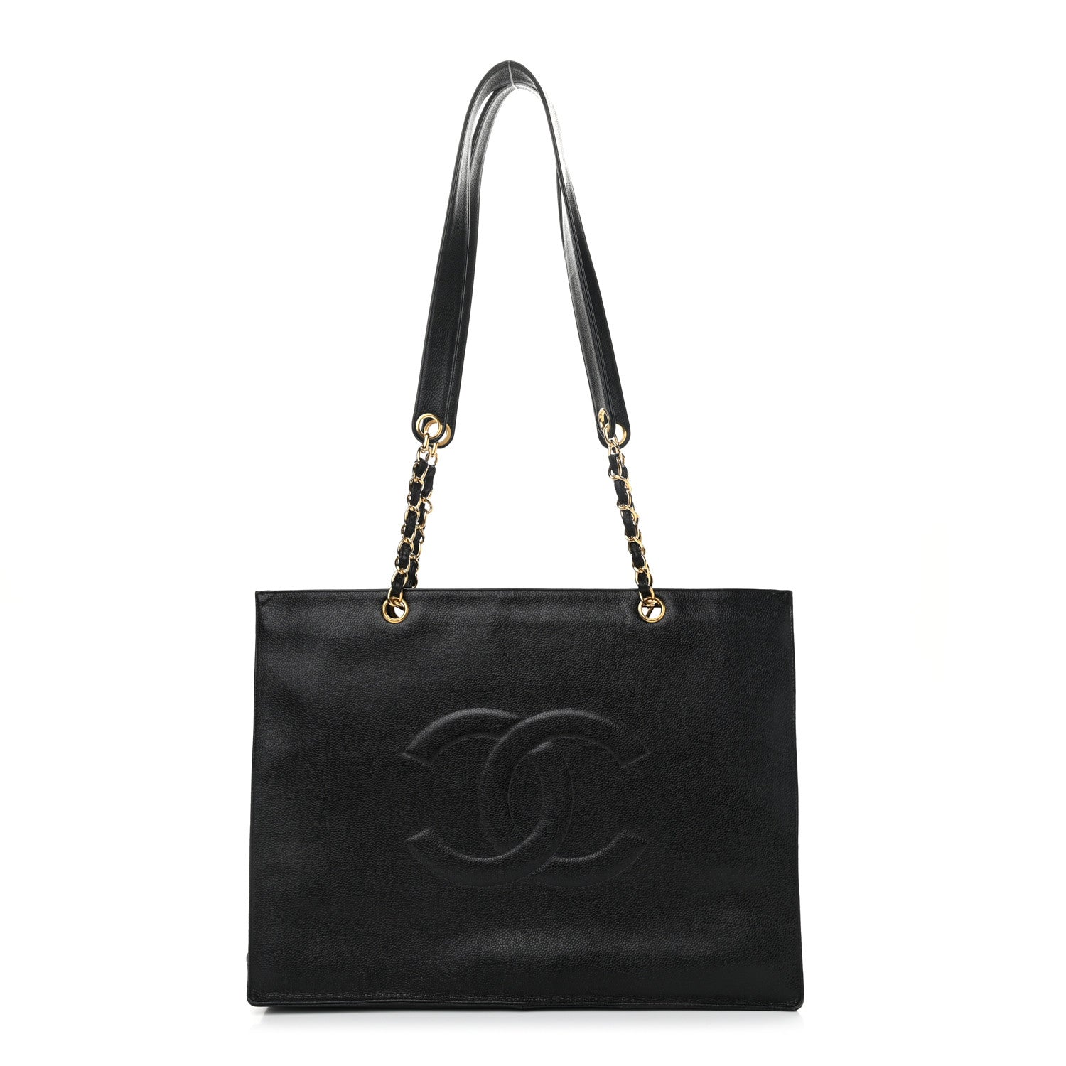 Chanel Caviar CC Shopper Tote Black 1 of 11