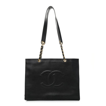 Chanel Caviar CC Shopper Tote Black 1 of 11