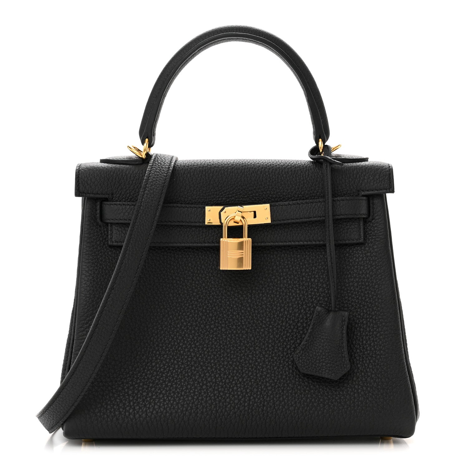 Hermes Togo Kelly Retourne 25 Black 1 of 11