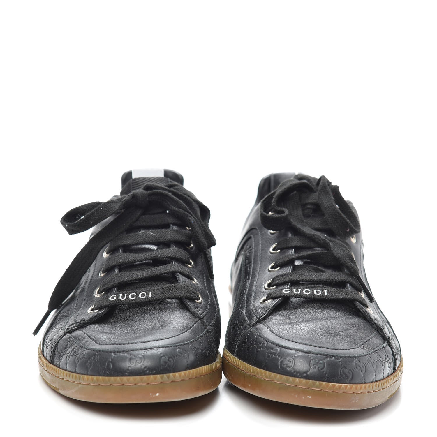 Gucci Guccissima Mens Sneakers 8.5 Black 2 of 6
