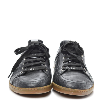 Gucci Guccissima Mens Sneakers 8.5 Black 2 of 6