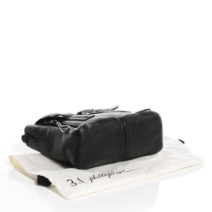 3.1 Phillip Lim 3.1 Textured Calfskin Mini Pashli Satchel Black 4 of 11