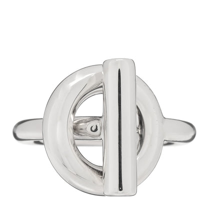 Hermes Sterling Silver GM Echappee Ring 50 5.25 1 of 5