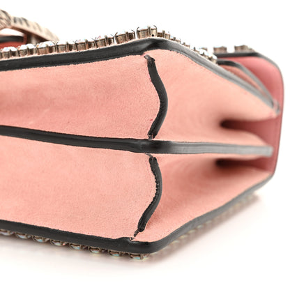 Gucci Suede Crystal Small Dionysus Shoulder Bag Peonia 10 of 12